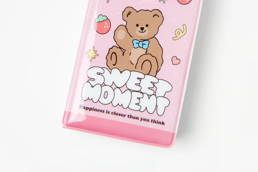 Collect Book Strawberry Bear Pink - Image 4