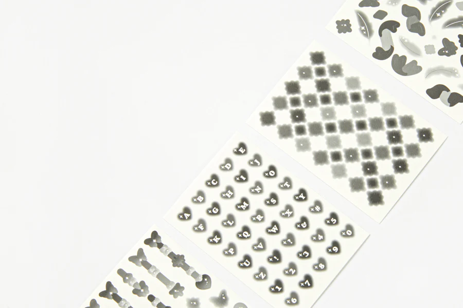 Photo Card Toploader Sleeve & Sticker Set Black - Image 5