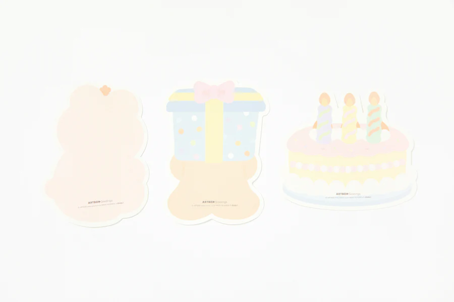 Illustration Card Set Gift Rabbit - Image 4