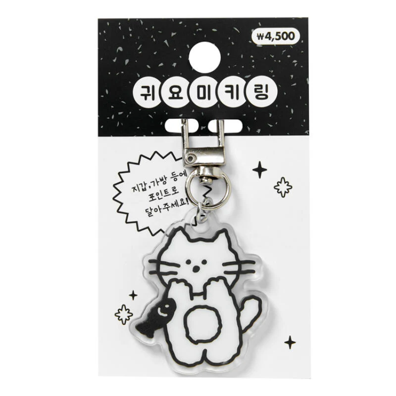 KEYRING CAT AND FISH - Image 3