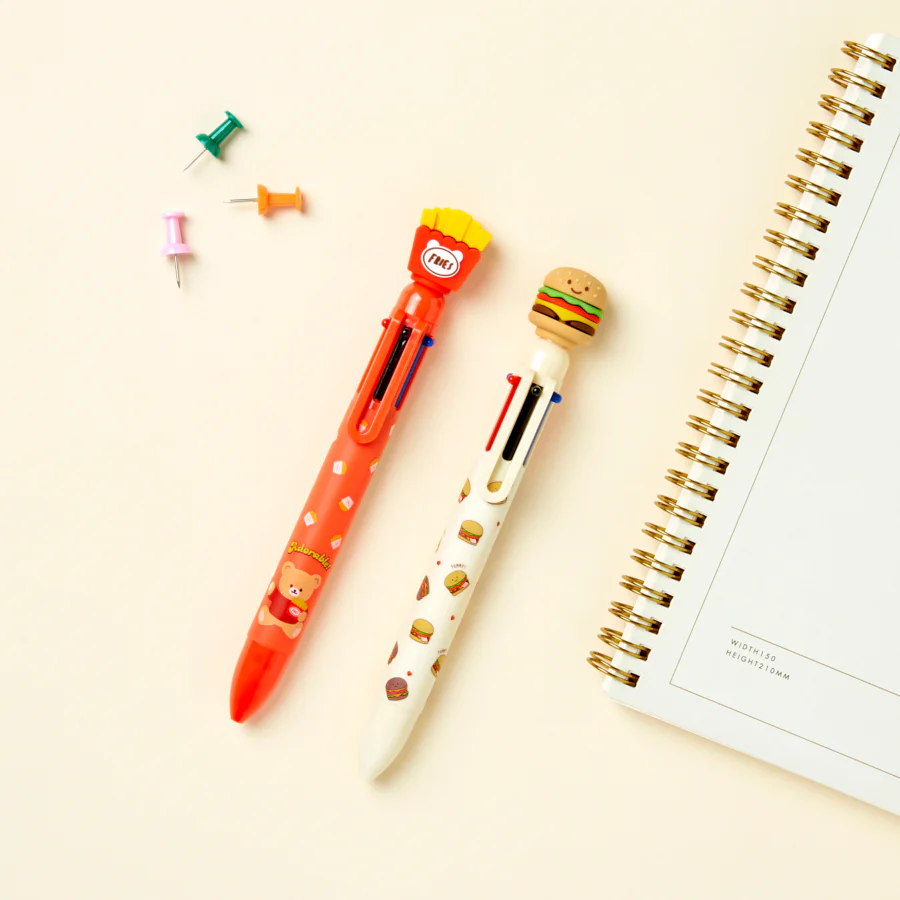 6-Color Ballpoint Pen Burger - Image 6