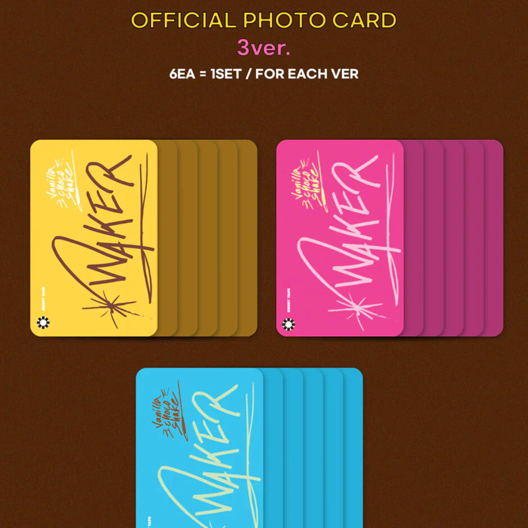 Waker 2nd Mini Album "Sweet Tape" (Rising Card Album) - Image 6