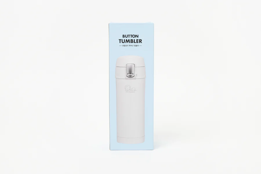 Button Tumbler Girl & Puppy White 320ML - Image 6